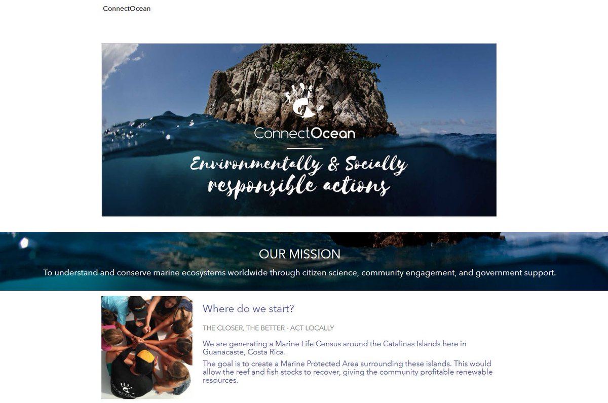GISandScience's tweet photo. Great work by @connectocean to understand and conserve marine ecosystems worldwide through citizen science, community engagement, government support, and #GIS! https://t.co/94fN0JFLJV #opendata #openscience #openconservation #oceanoptimism #ArcGISHub via @arcgishub https://t.co/dKIYVA95tO