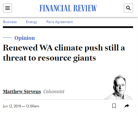 EnviroVic's tweet photo. It's time to play #ReframeGame!
This clanger from @FinancialReview should really read ... "Resource giants a threat to liveable planet" https://t.co/Q6lVpPmEI7