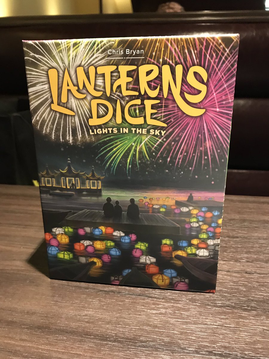 thing12games's tweet photo. Next up was #LanternsDice by @PlayRenegade with @DeadlyKai at @MoxBoarding 

Roll and Write in the Lanterns universe! https://t.co/Sp7Abt2wle