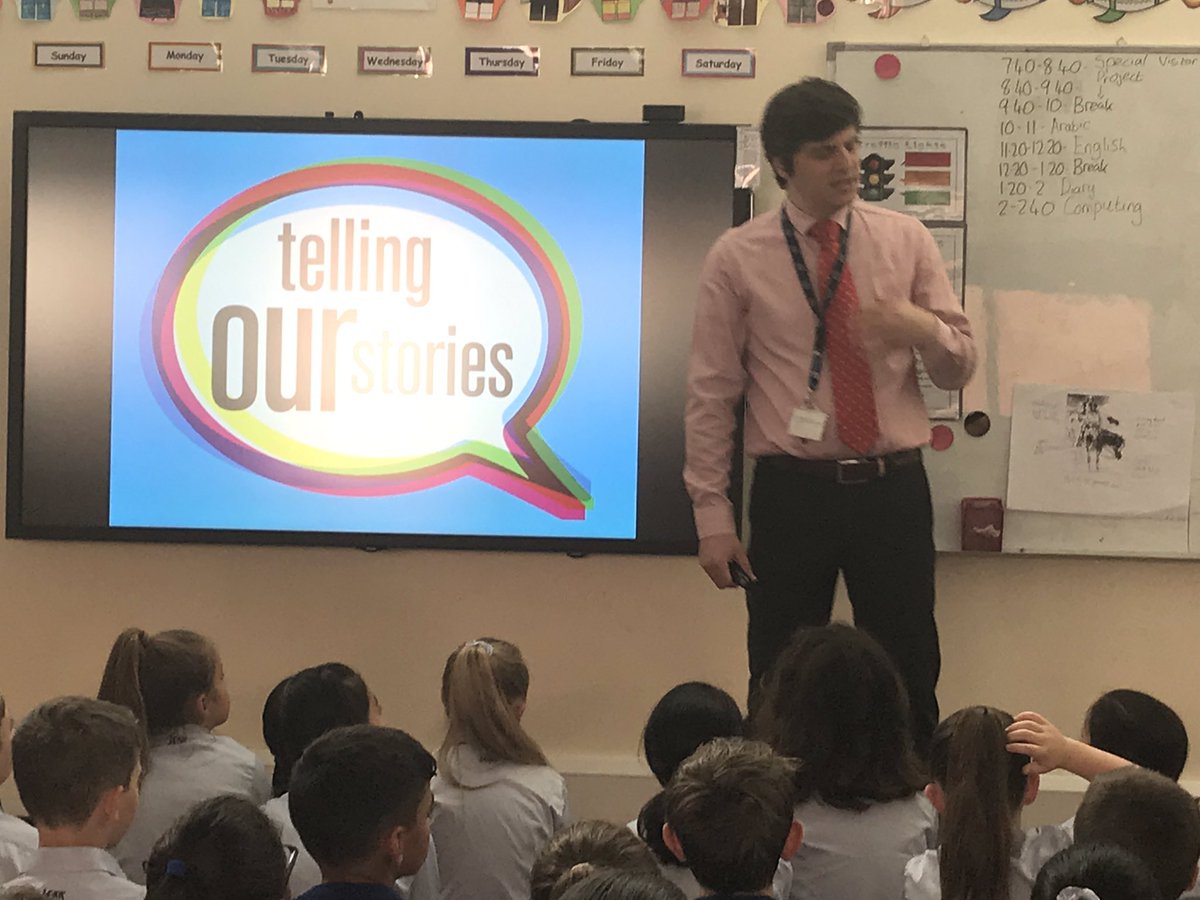 JESSJumeirahYR5's tweet photo. Year 5 are very excited to have Mr Lekanides @JESSSixthForm to introduce our new, exciting IB project. #JESSJumcrosscurric #JESSJumtopic https://t.co/77iTFY7sHS