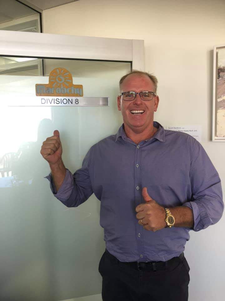 JasonOPray's tweet image. From one of the 30 year old public steel bins in the Maroochy Shire Days... cleaned up polished and now on my office door. #qldpol #maroochy #sunshinecoast #community #history #recycling