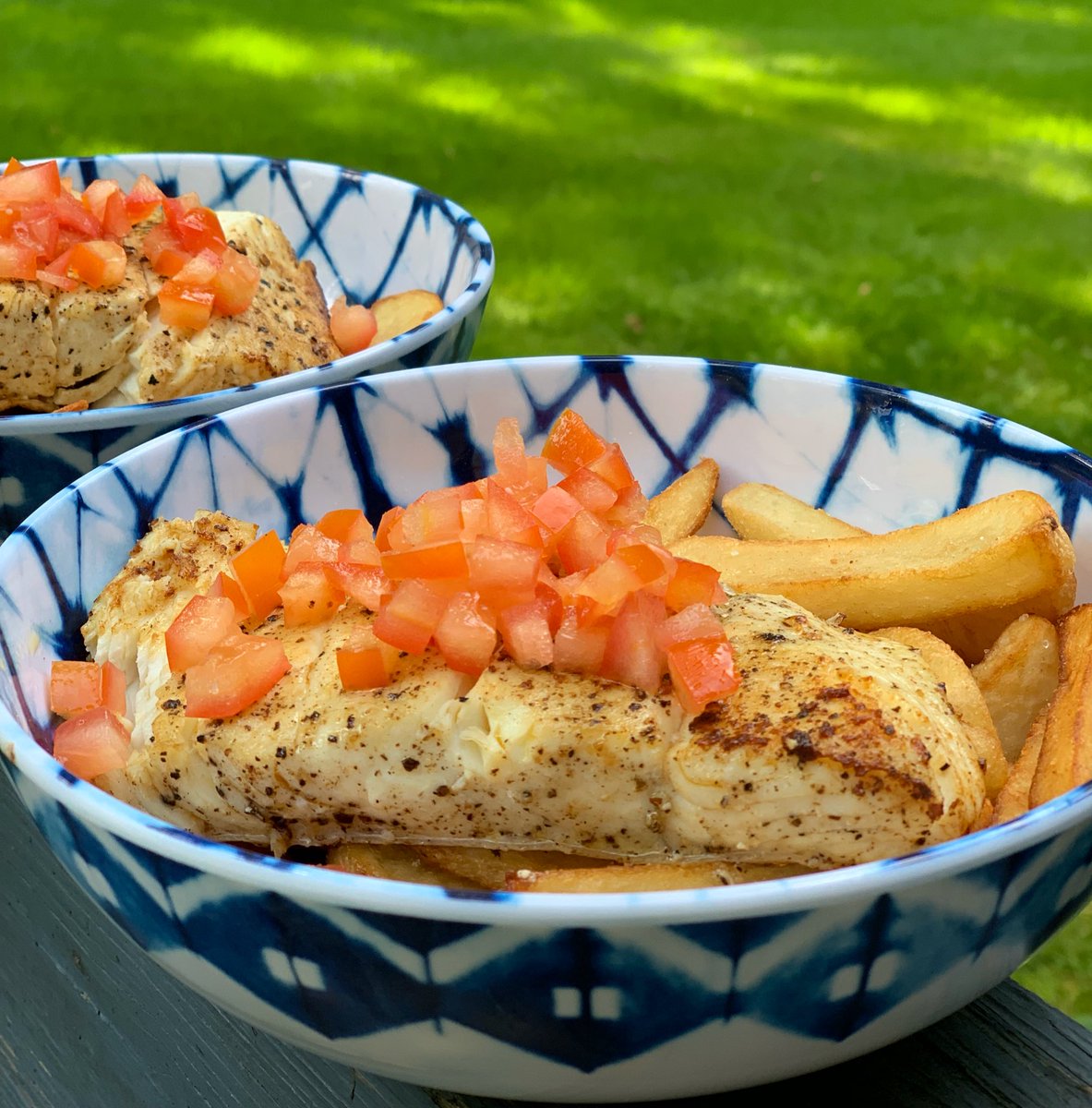 Pan Seared Chilean Sea Bass + French Fries. 
#chileanseabass #frenchfries #fishandchips #ctnow #ctbites #cteats #fish #fishlover #ctdelicious #ctfoodie #ctfoodlovers #ctchef #chefdeboradividino #newtownct #seabass