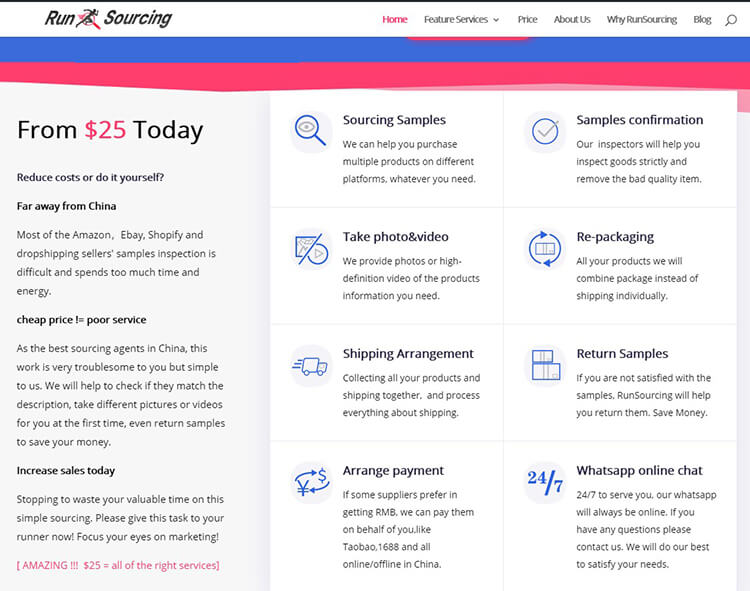 RunSourcing's tweet image. if you cooperate with @runsourcing only $25 you can hire a professional sourcing team to provide you below so many services!