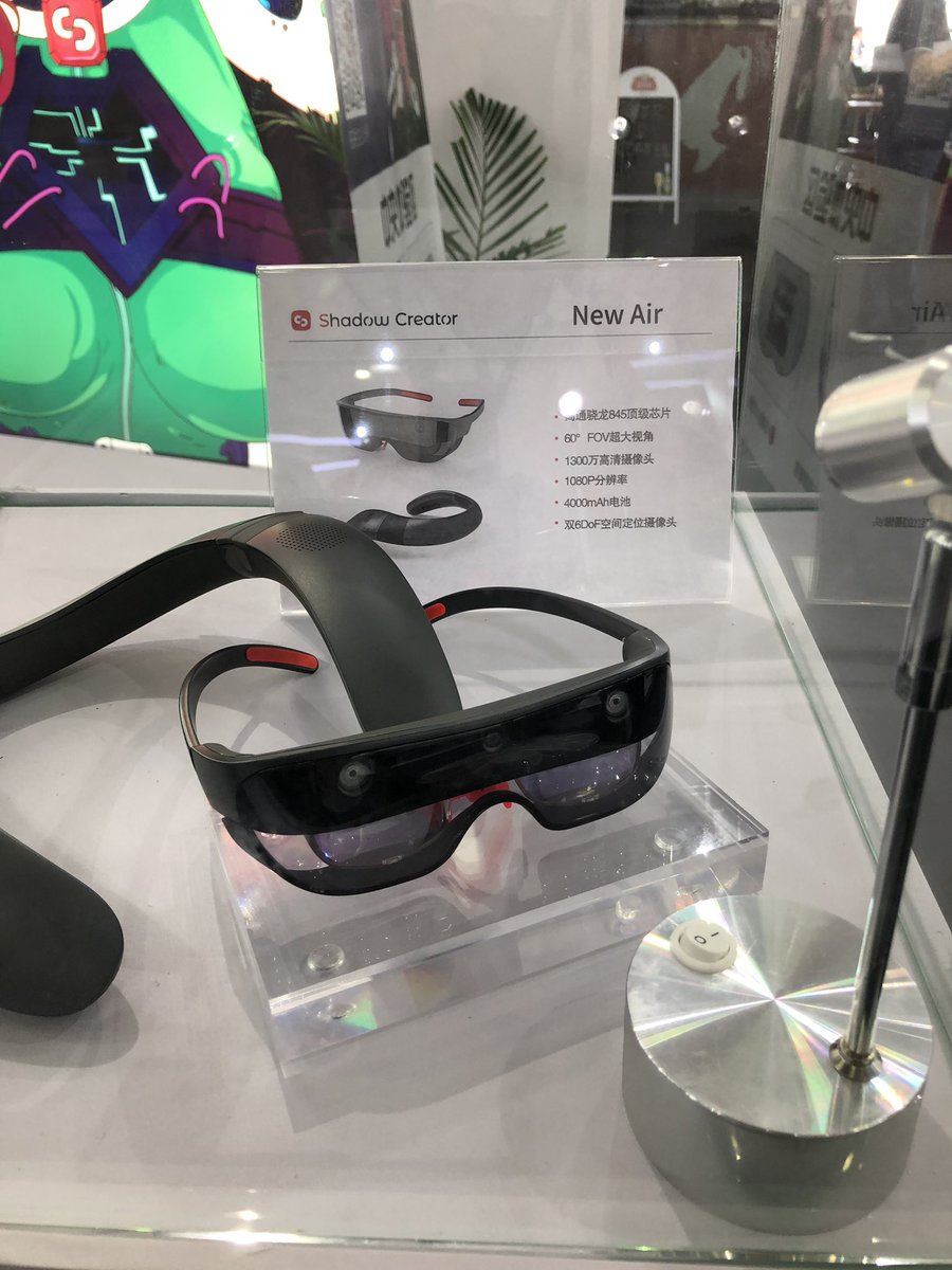 Guillaume_Rio's tweet photo. Immersive and #Ar glasses by #shadowcreator #cesasia2019 #cesasia19ech https://t.co/O9F6vQbfki