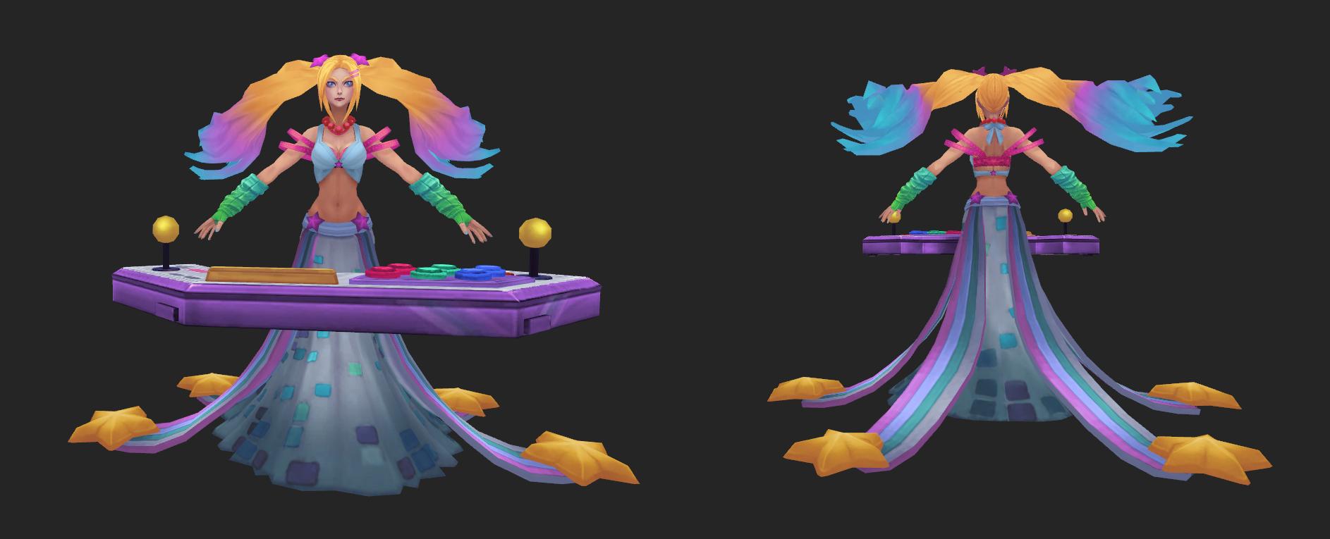 Moobeat Here S A Peek At The Other Chroma For Arcade Riven Miss Fortune And Sona