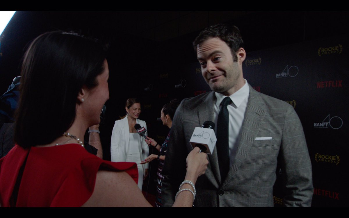 Bailey got the chance to chat with Bill Hader today <a href="/BanffMedia/">Banff Media Festival</a>