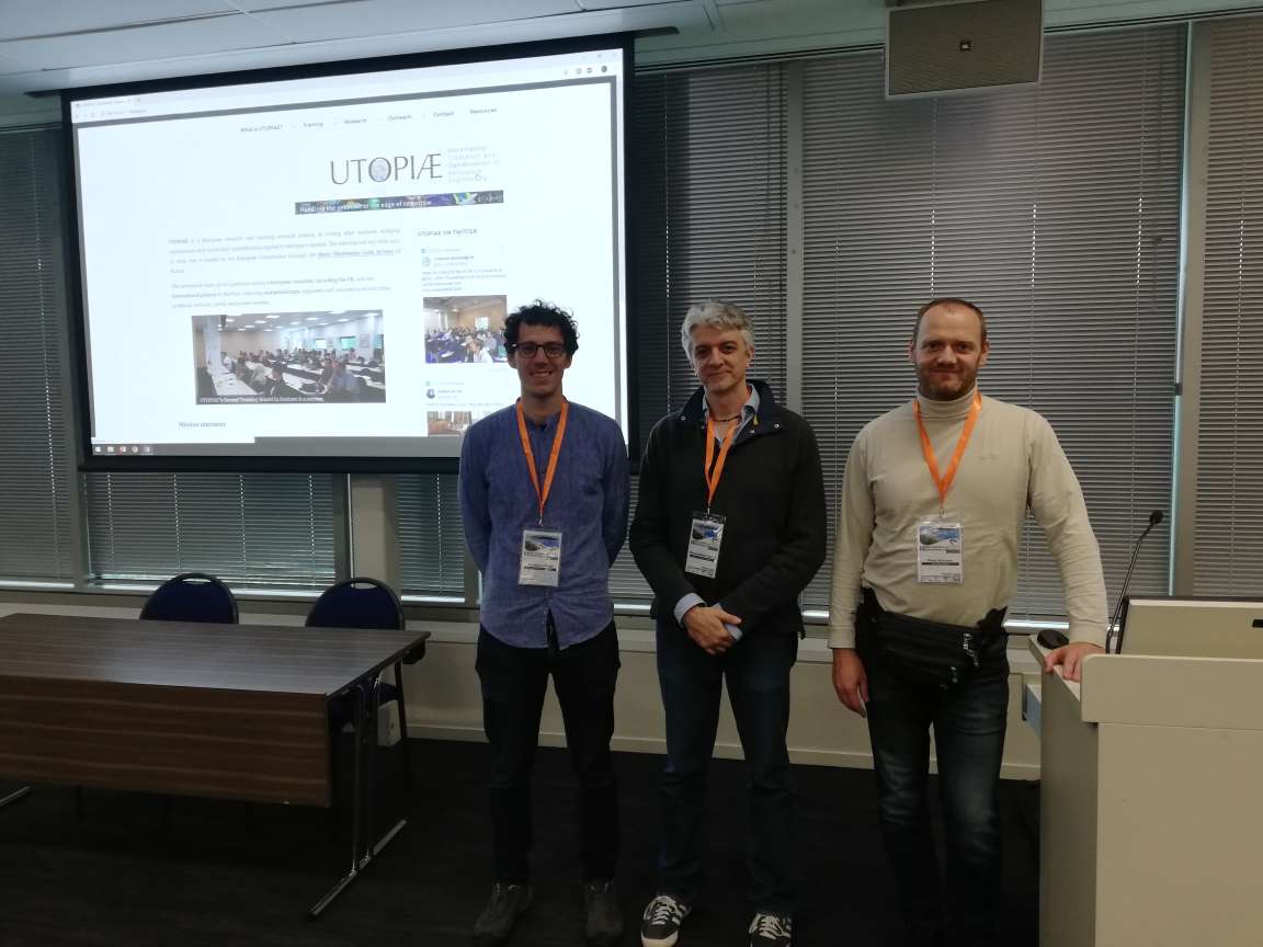 UTOPIAE (@utopiae_network) on Twitter photo The UTOPIAE contingent at the CEC2019 in Wellington.
<a href="/CEC_2019/">CEC2019</a> <a href="/MAE_Strath/">Department of MAE</a> <a href="/JSI_CompSystems/">ComputerSystems@JSI</a> The UTOPIAE contingent at the CEC2019 in Wellington.
<a href="/CEC_2019/">CEC2019</a> <a href="/MAE_Strath/">Department of MAE</a> <a href="/JSI_CompSystems/">ComputerSystems@JSI</a>