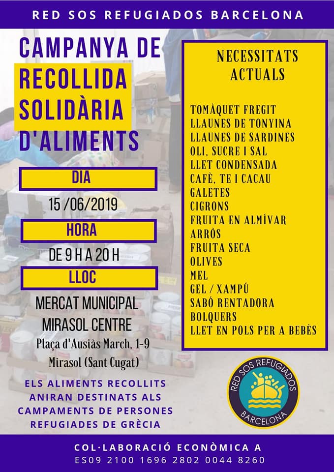 SOSRefugiadosEu's tweet photo. Necesitamos 25 palés de comida para llenar un contenedor que está incompleto para enviar a #Atenas. 4000 #refugiados dependen totalmente de esta ayuda para comer. ¡Ayuda!. Comparte! GRACIAS! https://t.co/mJH9a6xJ6G