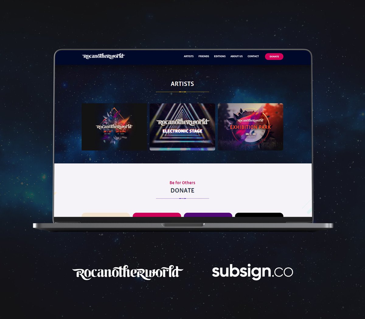 subsignco's tweet photo. More than happy to support initiatives and cool events that take place in Iași! And proud that we got to help the team over at Rocanotherworld with their website 💫
#BeForOthers #Rocanotherworld2019 #UnleashTheWow https://t.co/Ja8QgXPIuj
