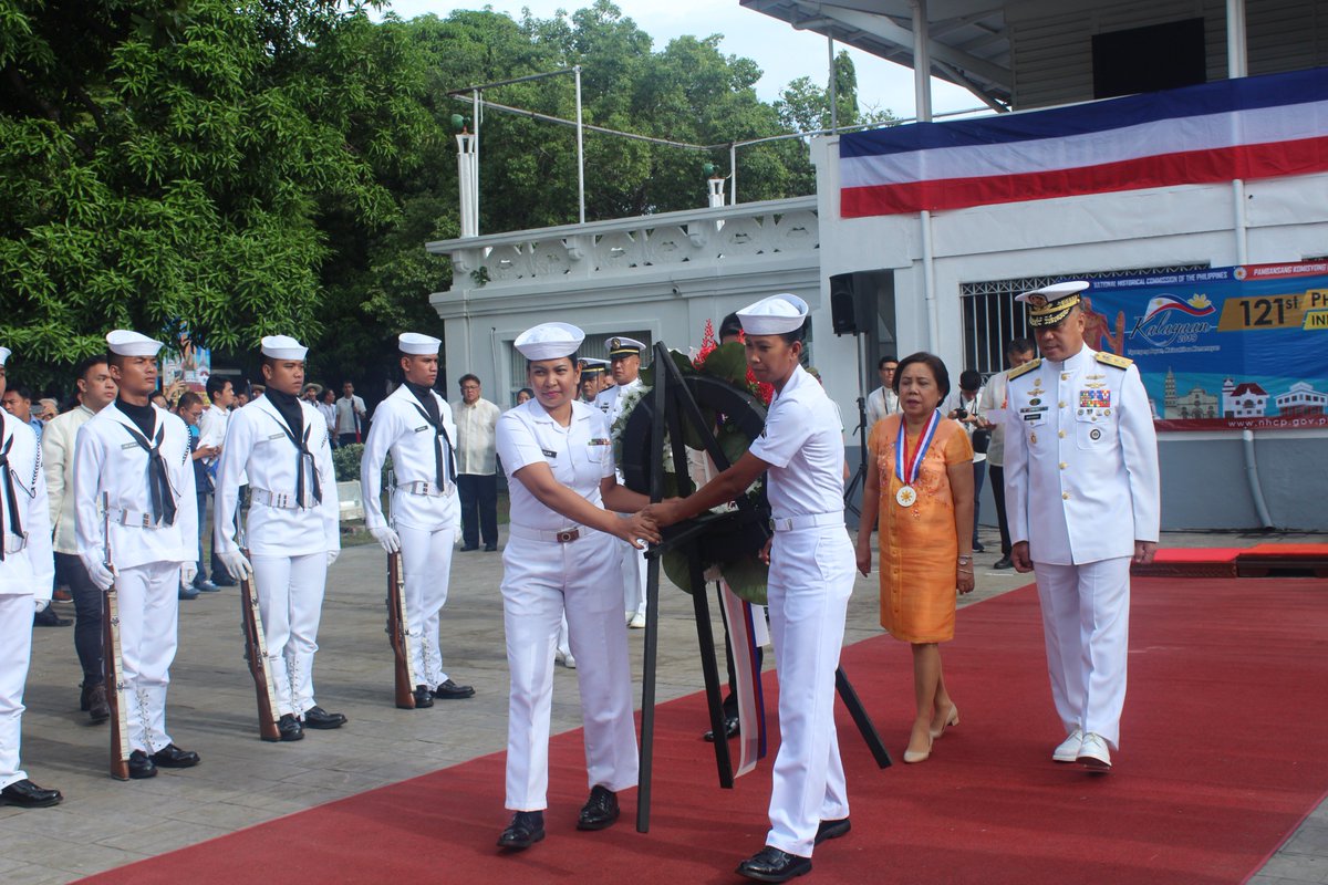 Pagdiriwang ng ika-121 taon ng Kalayaan sa Temang: "Tapang ng Bayan, Malasakit sa Mamamayan." <a href="/caviteppo/">Cavite Police Provincial Office- PIO</a> <a href="/Police4a/">Regional Community Affairs & Development Div. 4A</a> <a href="/IORC4A/">RPCRD PNP CALABARZON</a>  <a href="/PhilFleet/">The Philippine Fleet</a>