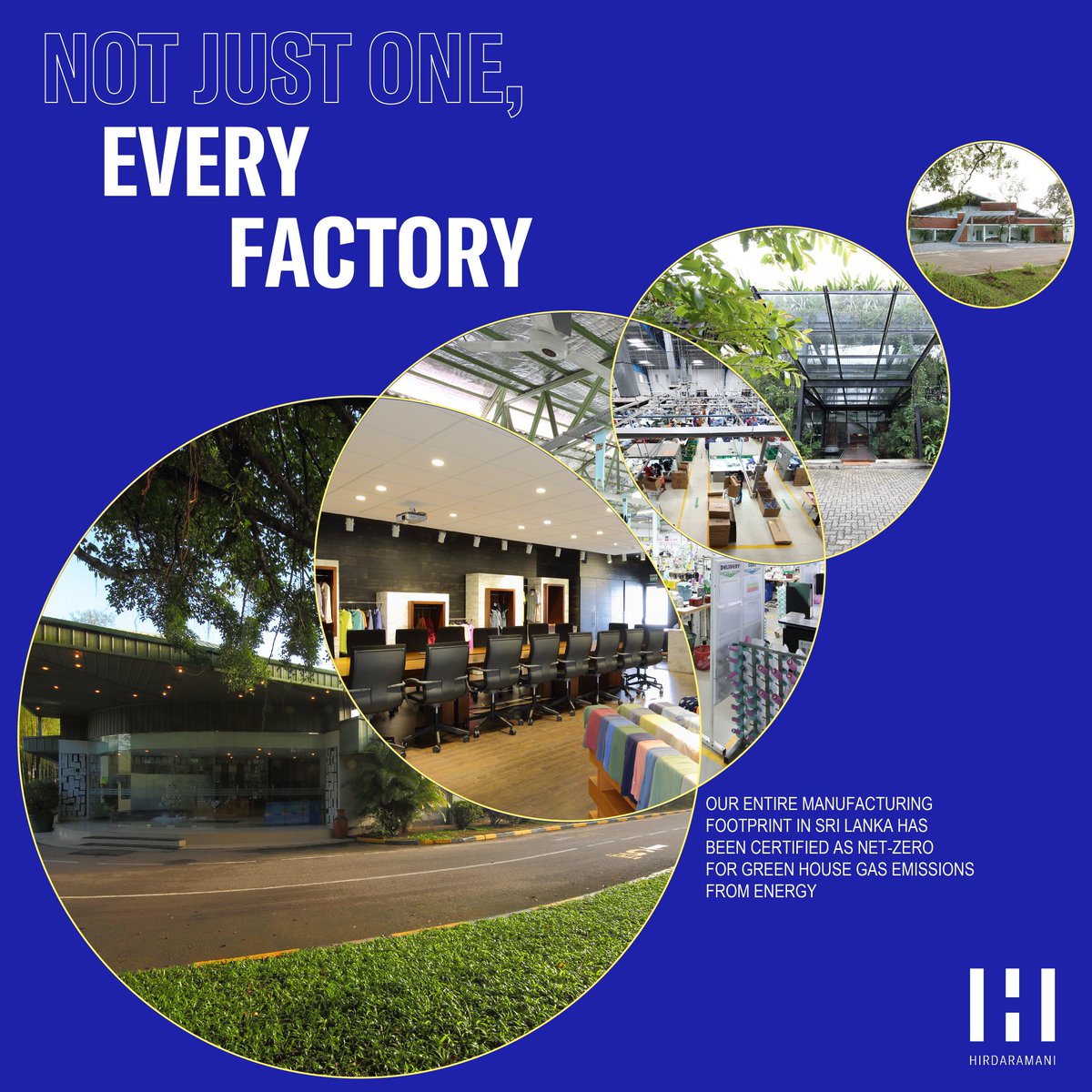 Hirdaramani_Grp's tweet image. As part of our commitment to #SustainableManufacturing all Hirdramani Factories across Sri Lanka have been certified Net-Zero for greenhouse gas (GHG) emissions from energy use. 
#NotJustOne #EveryFactory #Hirdaramani #NetZero #MakeThingsBetter #GHGEmissions #SriLankaApparel
