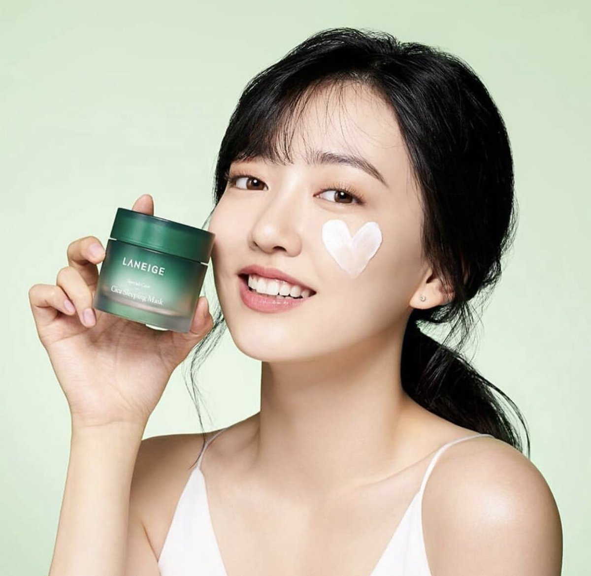 Маска sleeping ночная отзывы. Корейская косметика cica Care. Laneige cica sleeping Mask. Маска Laneige Mini. Laneige Mini sleeping Mask cica 10мл.