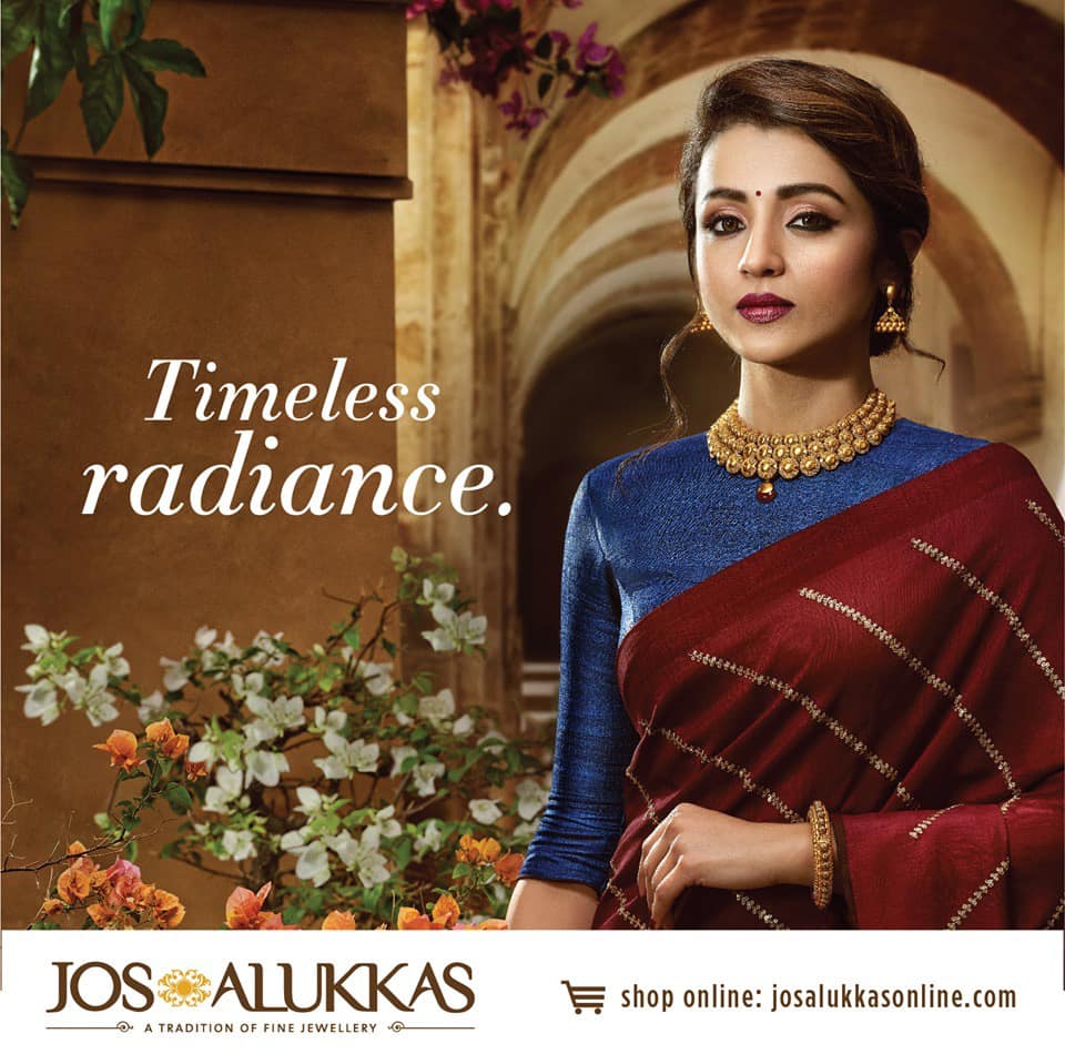 aruntrish's tweet photo. Jos Alukkas new pic @trishtrashers 😍👌 https://t.co/YL2FzAOAOf
