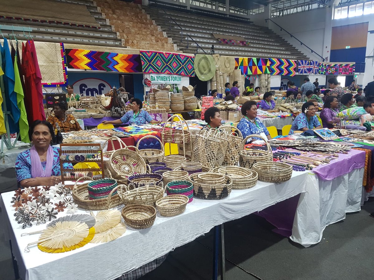 UK in Fiji (@ukinfiji) on Twitter photo Fantastic skills and crafts on display at the Fiji National Women's expo. Amazing to hear inspiring stories of rural women entrepreneurs from across Fiji <a href="/MereseiniRakui1/">Mereseini Rakuita</a>.
#NWE2019 Fantastic skills and crafts on display at the Fiji National Women's expo. Amazing to hear inspiring stories of rural women entrepreneurs from across Fiji <a href="/MereseiniRakui1/">Mereseini Rakuita</a>.
#NWE2019