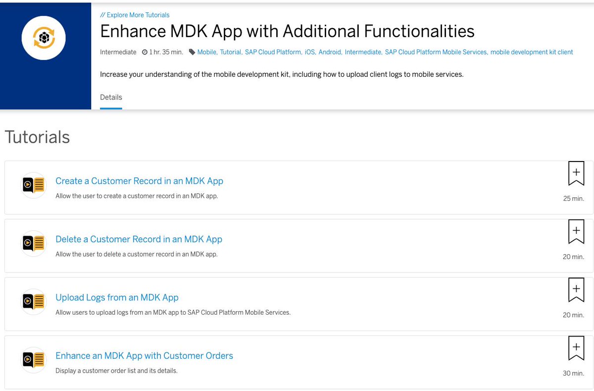 jkkansal1987's tweet image. Some new MDK tutorials available- Enhance your app with create, delete functionality and how to upload client logs to Mobile Services. @SAPMobile @sapcp @SAPCommunity @sapdevs #MobileDevelopmentKit @mgrasshoff