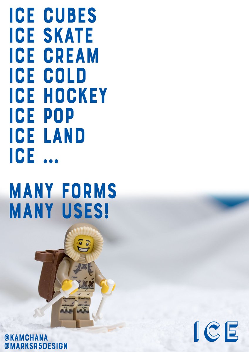 KamChana's tweet photo. ICE... @OneMinuteBriefs #creative #Advertising #ice @MarksR5Design https://t.co/IKNLO6WBih