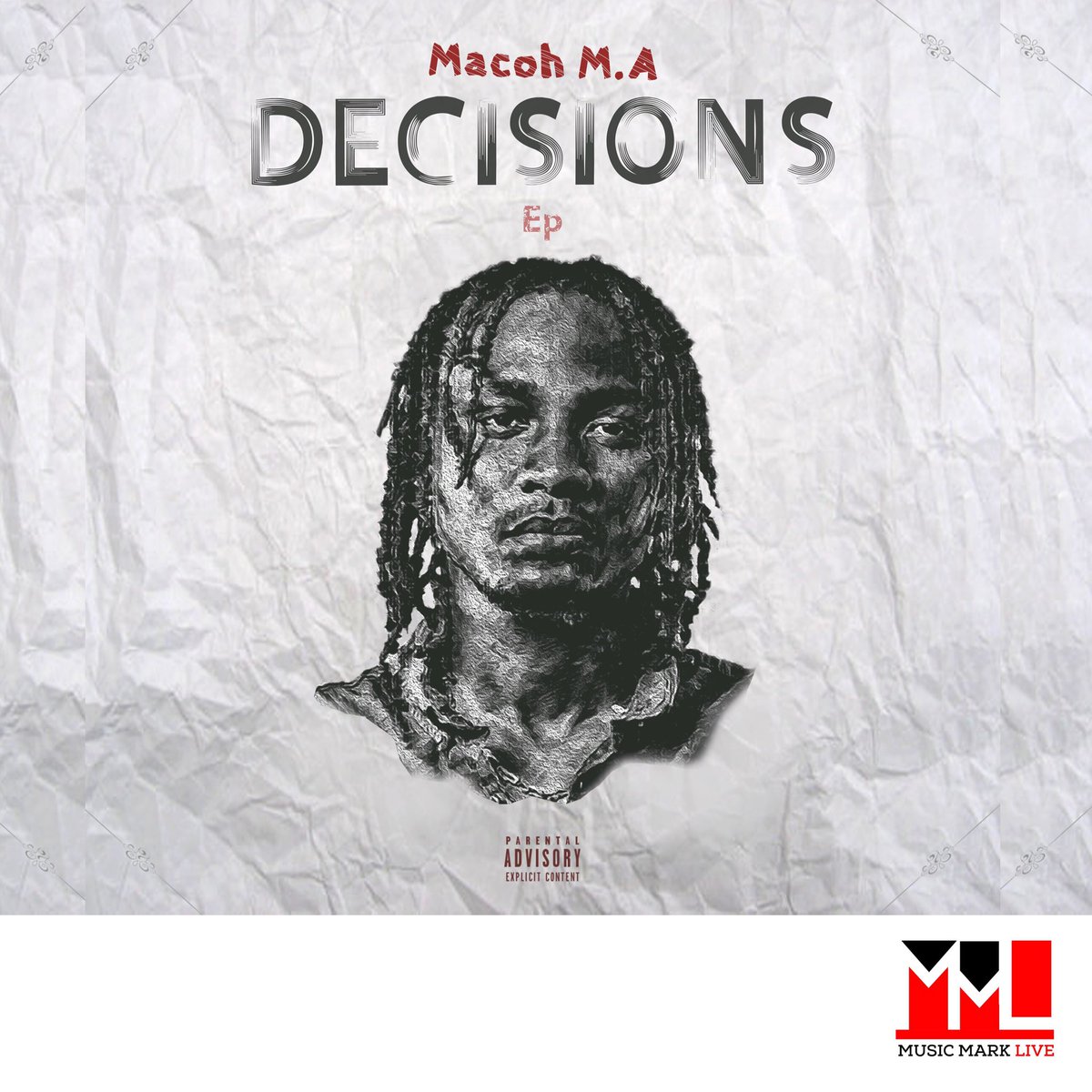 MusicMarkLive's tweet photo. @Macoh_M_A releases Cover Art for his debut Ep #DecisionsEp
All songs Distributed and Plugged by Music Mark Live https://t.co/1Fnx1ReLzV