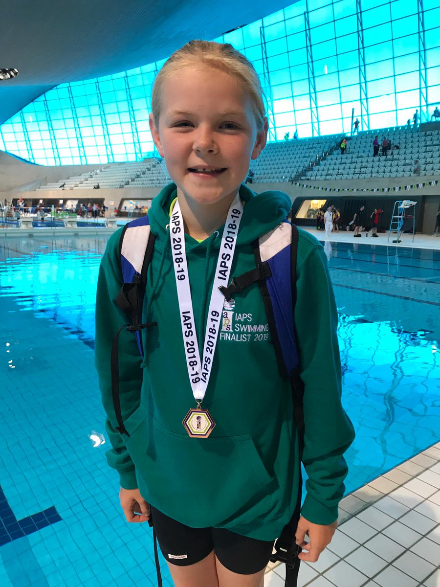 DurlstonHead's tweet photo. Great swimming result for this Year 5 star - 3rd in the country in the IAPS U10 25m backstroke finals #DurlstonCourtYr5 #DurlstonCourtSwimming - held at the London aquatic centre. https://t.co/6JMR5SaE9O