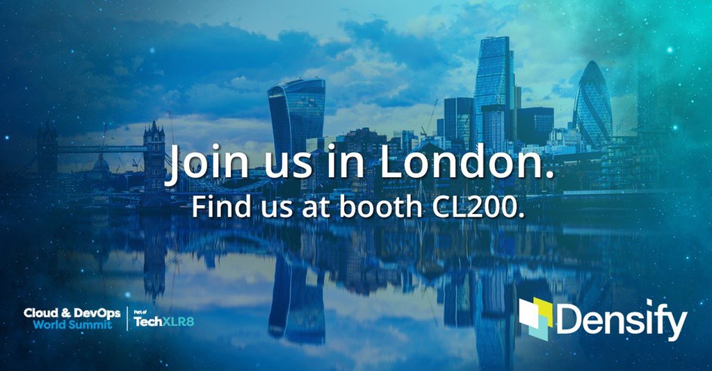 Kubex_ai's tweet photo. If you’re at Cloud and DevOps World London this week come by the Densify booth for your chance to win an Apple Watch! #cloud #aws #azure #googlecloud https://t.co/HzfKYKzhgr