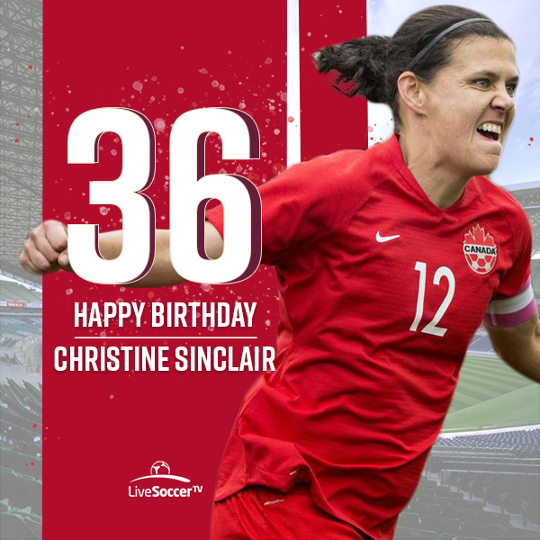 Happy birthday to Canada women\s national team icon Christine Sinclair  