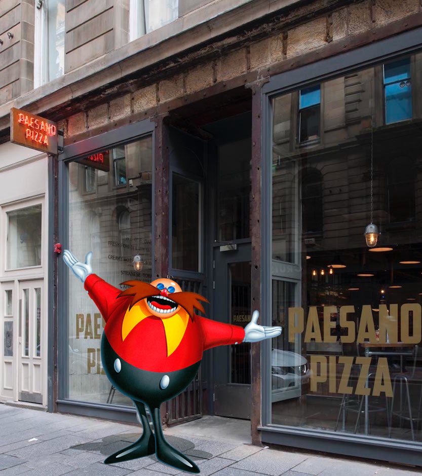 Videogame characters in everyday situations - A threadDr Robotnik after his first Paesano pizza. 