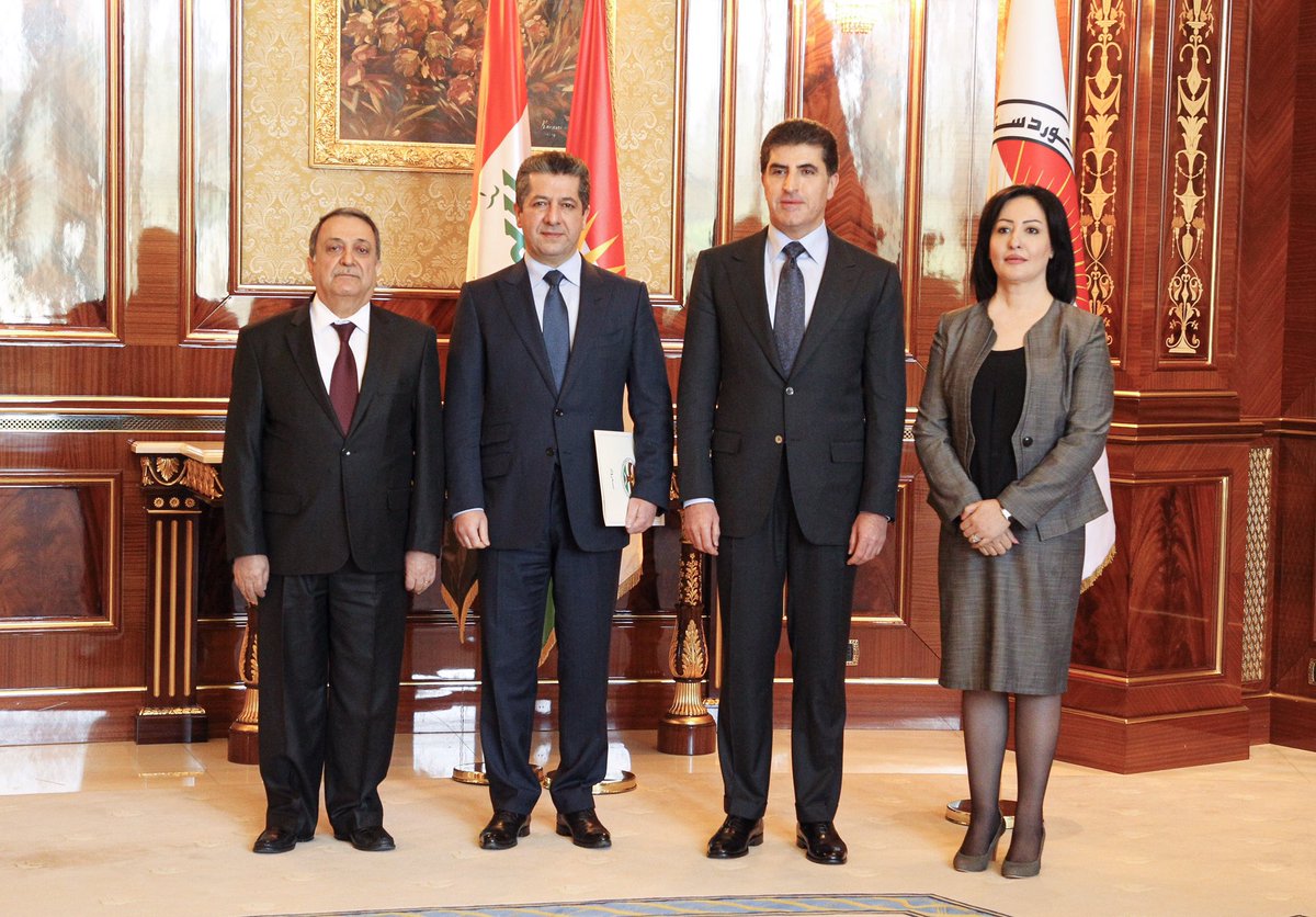masrourbarzani's tweet photo. I’m humbled by the support and confidence of President @masoud_barzani and KDP to serve as the next Prime Minister. To the Kurdistan Parliament, and every faction in the assembly, and to the President of the Kurdistan Region, I thank you for the trust you have bestowed- mb. https://t.co/Me6tRtk8aG