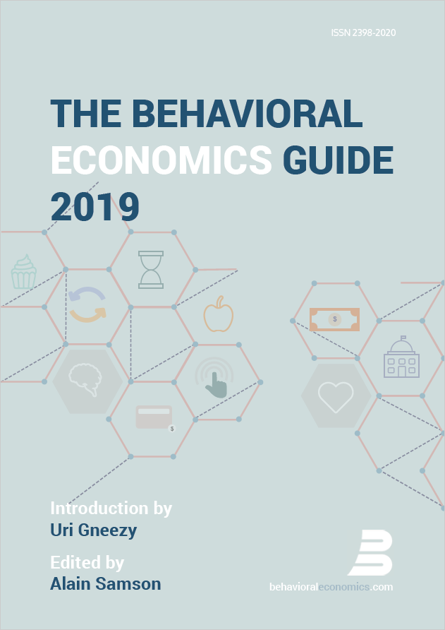 behavecondotcom's tweet image. Out now: The Behavioral Economics Guide 2019 (intro by Uri Gneezy, editorial by Nina Mažar). Free at behavioraleconomics.com/the-be-guide/t… #beguide2019 @NinaMazar @UriGneezy