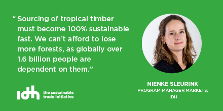 IDHTrade's tweet photo. During #ADPweek2019 we are discussing commodities such as #soy &amp; #palmoil. But we can't discuss #deforestation without discussing #forests. At the Sustainable Tropical Timber Event we present the state of deforestation. We lost 225M hectares since 2010. Turn #pledges2action now! https://t.co/mfG6NZIGmr