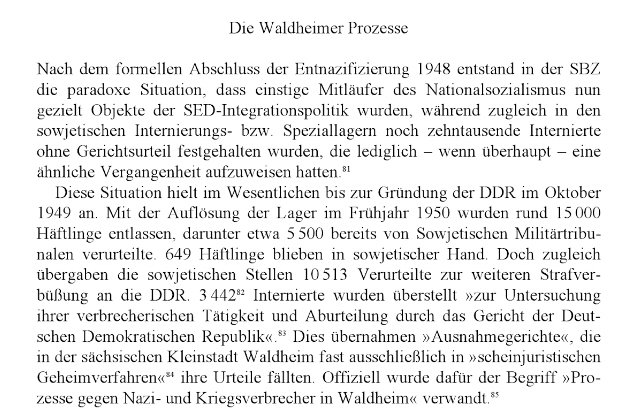 9/ Lawsuits that had not been completed by that time had to be stopped While wellknown perpetrators were condemned in show trials like the Waldheimer Prozesse, many others were able to live undisturbed. The idealistic policy gave way to pure pragmatism. https://www.bstu.de/mfs-lexikon/detail/vergangenheitspolitik-rolle-des-mfs/