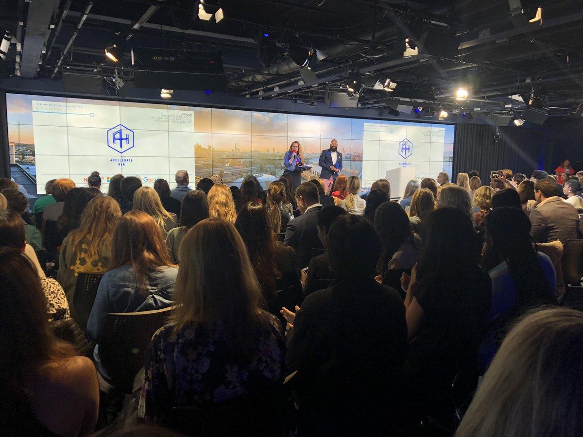 It's all kicking off at #ahLDN @accelerate_HER - afternoon of inspiration &amp; #womenintech for #ltw