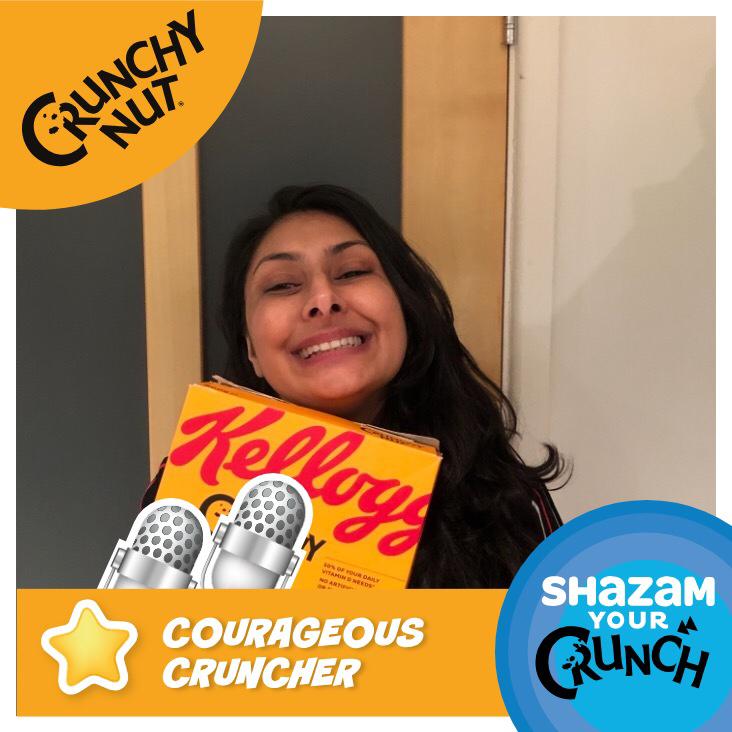 I’m a Courageous Cruncher! What type of Cruncher are you? Buy a pack to find out #CrunchyNutShazam