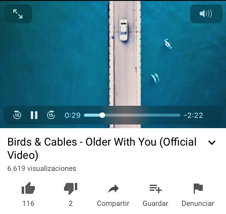 🎥🐥🎶youtu.be/SN8V9JiYNFU Camino de las 7000 visualizaciones de #OlderWithYou Gracias a tod@s!🧡<a href="/birdsandcables/">birdsandcables</a> 
#videoclip #musicvideo #music #Musica #birdsandcables #acoustic #americana #folkrock #folkpop #soul #pop #single #originalsong #hit #summer #feelinggood #happy 🎶