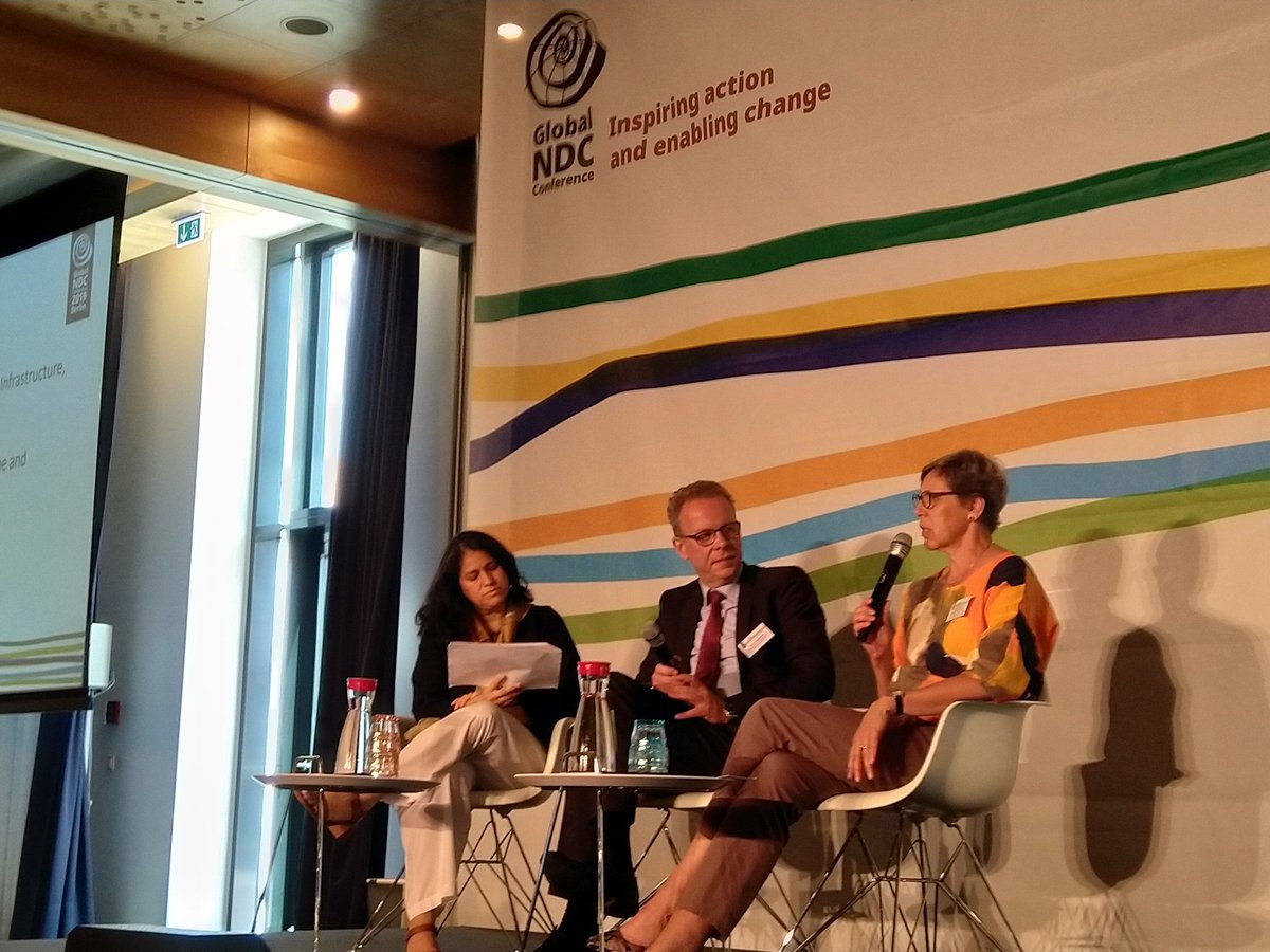 GlobalClimateAP's tweet photo. #GlobalNDCConference @GIZ and @UNDP "We need to achieve a level of transformational change we have not seen before to achieve the #ParisAgreement . We need a whole of society approach and to build coalition." #ClimateAction https://t.co/6W3g7wEMFk