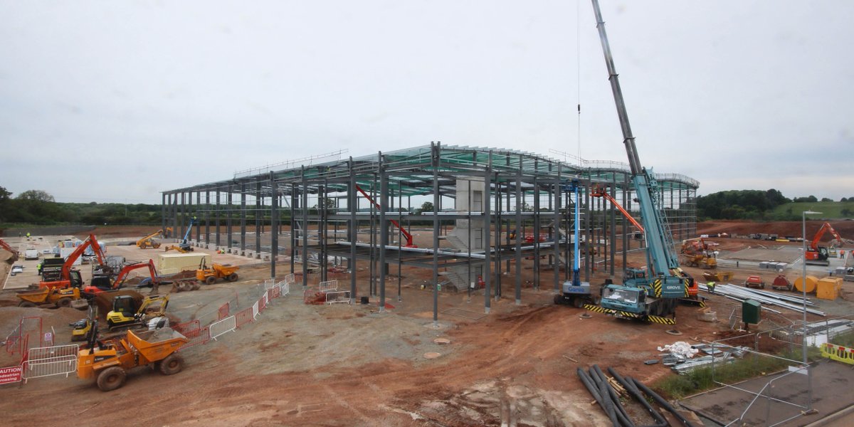 <a href="/UMC_Architects/">UMC Architects</a> are excited to see the steel frame taking shape at the latest 160,000sqft pre-let on the Worcester 6 Development for Kohler Mira.  <a href="/UMC_Architects/">UMC Architects</a> are very proud  to be supporting @stofordltd &amp; <a href="/bennimangroup/">Benniman</a> on the detailed design see more buff.ly/2IInFSb