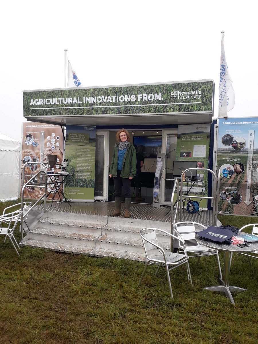 NUFarms's tweet photo. All set up and ready for #Cereals19 , we're on stand 239 and will be hosting an alumni reception at 3pm @AgricultureNCL @SciencesNCL @JuliaSoilsister https://t.co/qiXHrT0Xac