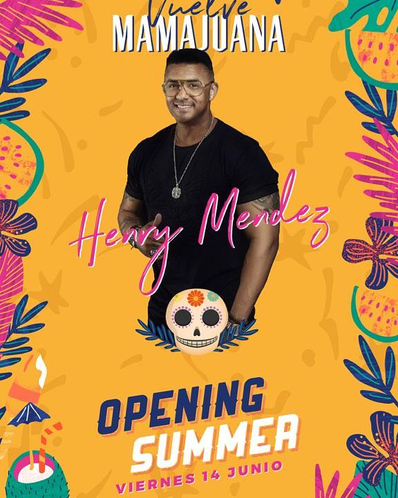 cfohenrymendez's tweet photo. !! Buenos días henrystas!! Este próximo viernes 14 junio llega con más fuerza que nunca el tornado don @henrymendez_ 😁 Al @mamajuanaplaya torre del mar ( Malaga) al #openingsummer iros preparando 😀
!! Por que de la que se lia, se lia!! 🕺💃🕺💃🕺
#verano #torredelmar #Malaga https://t.co/McpiU1Xg0S