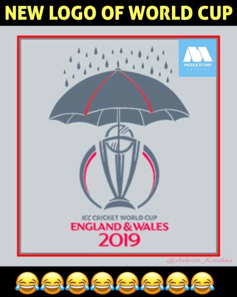 Perfect logo for the ongoing cricket World Cup