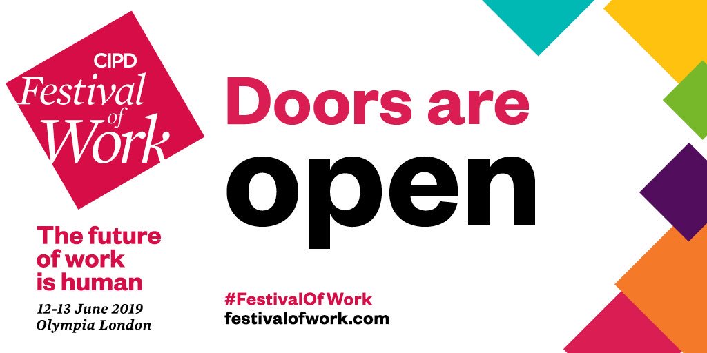 🙌 Doors are now open #FestivalOfWork 🎉