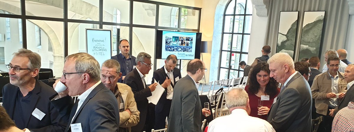 Forum Utilisateurs Mitel #FUM : c'est parti pour une journée d'échanges entre #clients et #partenaires. mitelusergroup.org/regional-group…