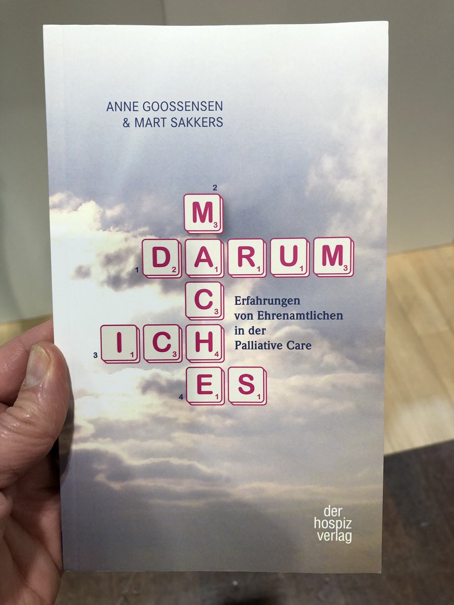 For German Volunteers in Palliative Care: about the art of Being There. With citations and experiences. More info <a href="/hospizverlag/">der hospiz verlag Caro & Cie. oHG</a> <a href="/UvH/">Universiteit voor Humanistiek</a> #hpc