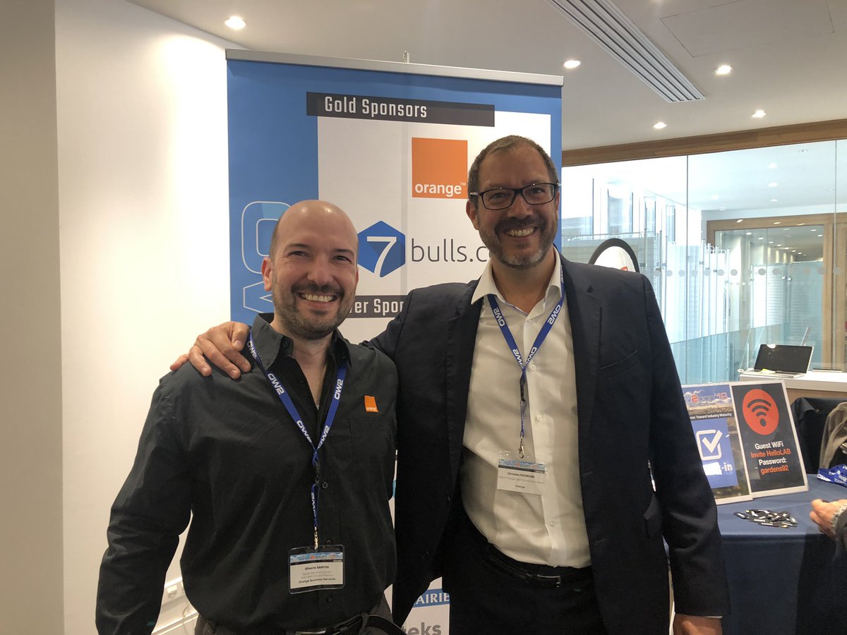 Silvério Santos and @CPaterson2015    at the #OW2con "Open Source : Towards Industry Maturity"