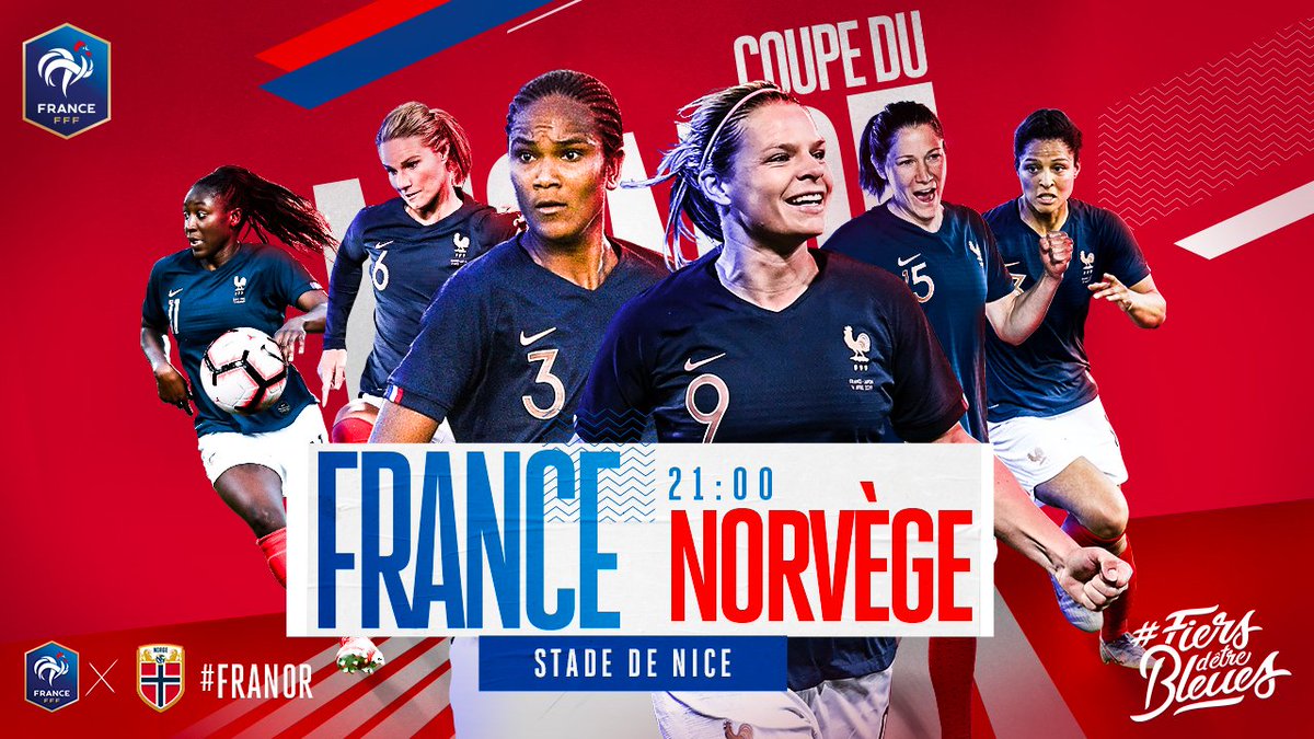 Equipe De France On Twitter Deuxieme Match De La Coupe Du Monde Pour Nos Bleues Fiersdetrebleues France Norvege Franor 21h00 Nice Tf1 Canalplus Https T Co Drd3mpxqic
