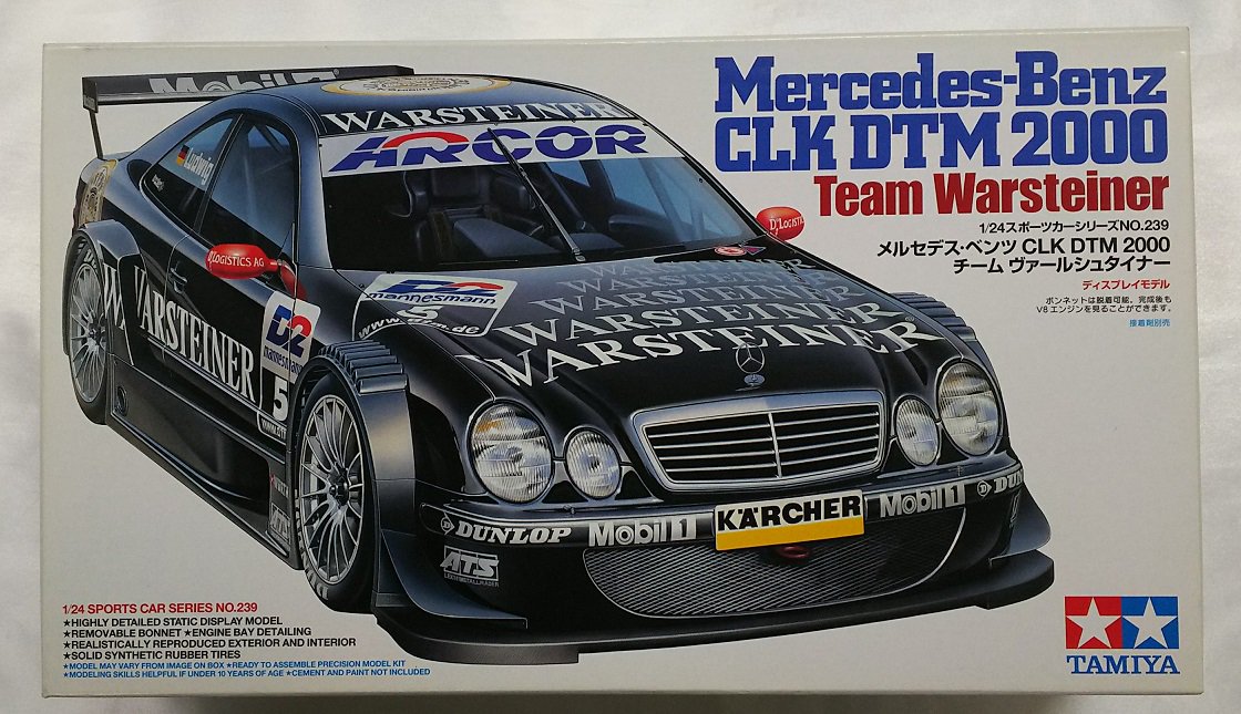 本日よりタミヤ 1/24 メルセデス・ベンツ CLK DTM 2000 チーム