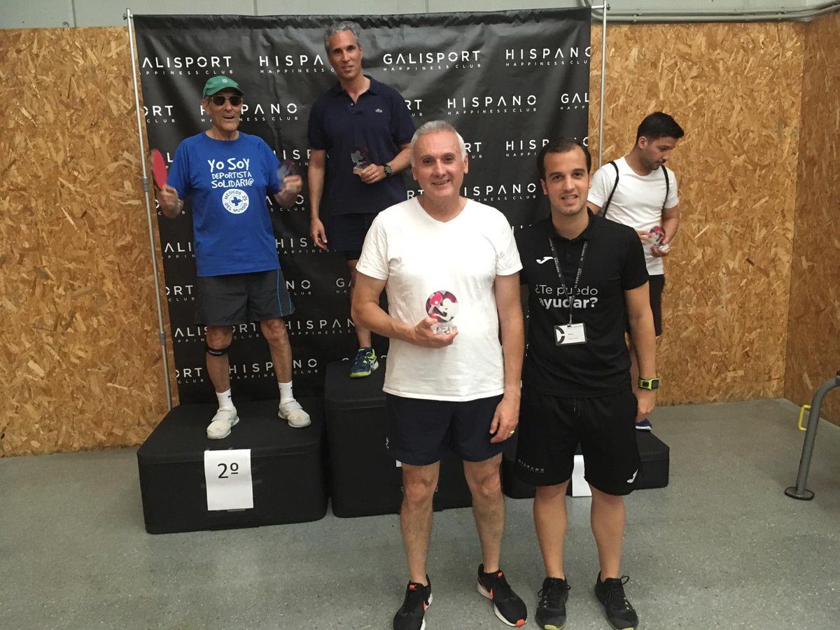 Final del Torneo de Ping Pong Galisport vs. Hispano.
¡Qué buenísimo nivel!
Enhorabuena al ganador Julio Retamero. #pingpong