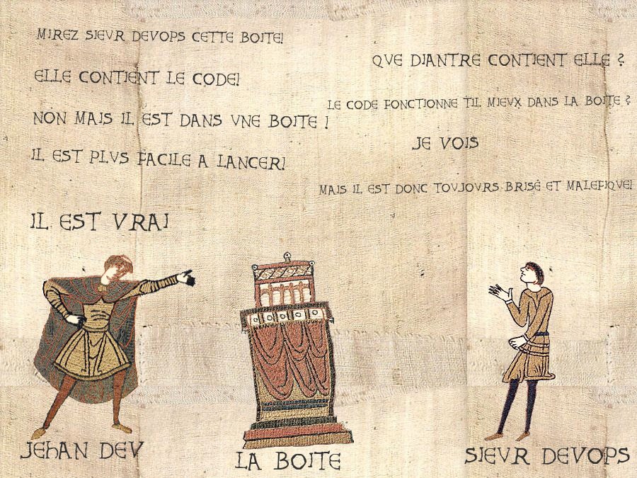 MedievalOps's tweet photo. Quand on te dit qu'il faut absolument "uTiLisEr dOcKeR" https://t.co/sh0ehg4bMF
