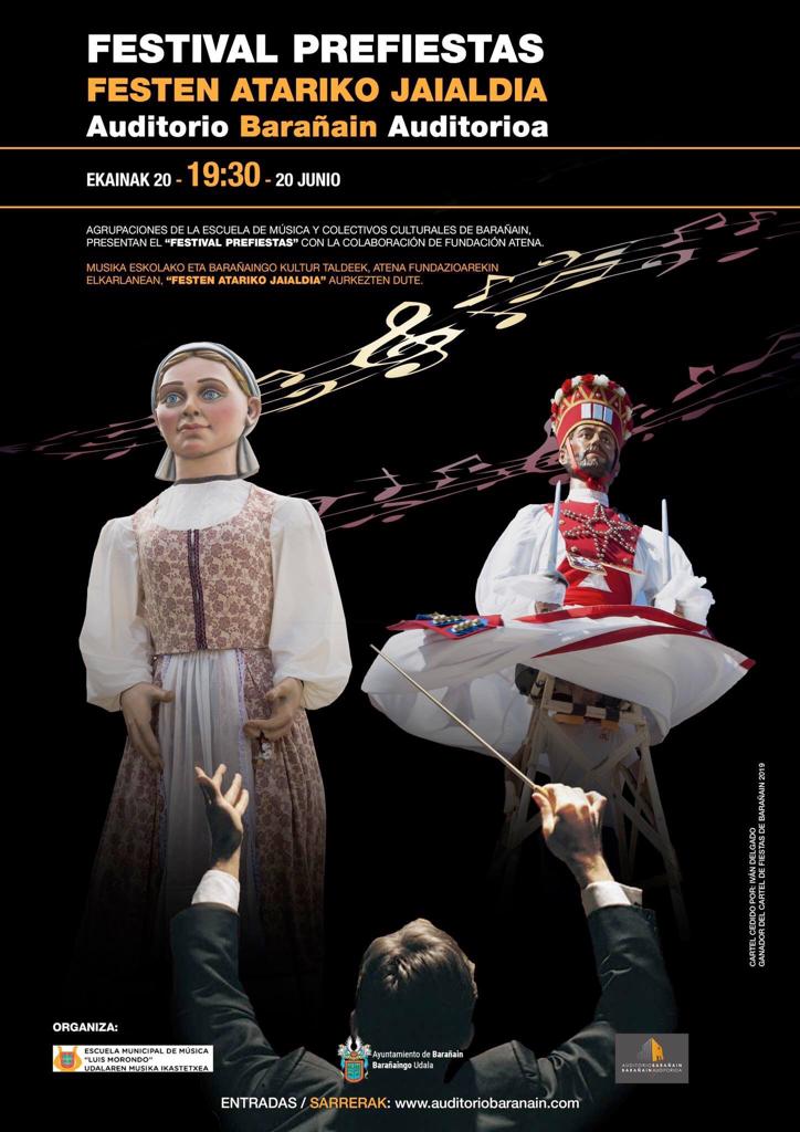 No os perdáis el festival en el que colaboramos en Barañáin.Entradas a la venta online,en taquilla a partir de la tarde

Etor zaitezte Barañainen parte hartuko dugun jaialdira.Sarrerak salgai  online, txartel-leihatilean arratsaldean

es.patronbase.com/_AuditorioBara…/…/34D/Performances