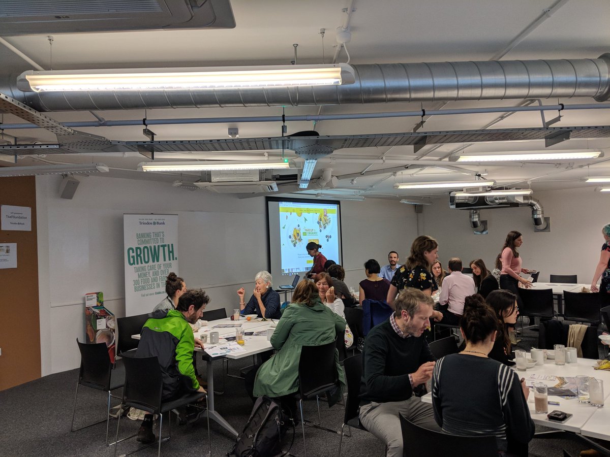 triodosuk's tweet photo. Thanks to everyone who came to our #WakeUpToOrganic breakfast today. We all enjoyed trying delicious #organic food and drink from @AlaraCereals, @BetterFoodCo, @Bowl_of_Plenty and @yeovalley. https://t.co/eDtKNlg4hz