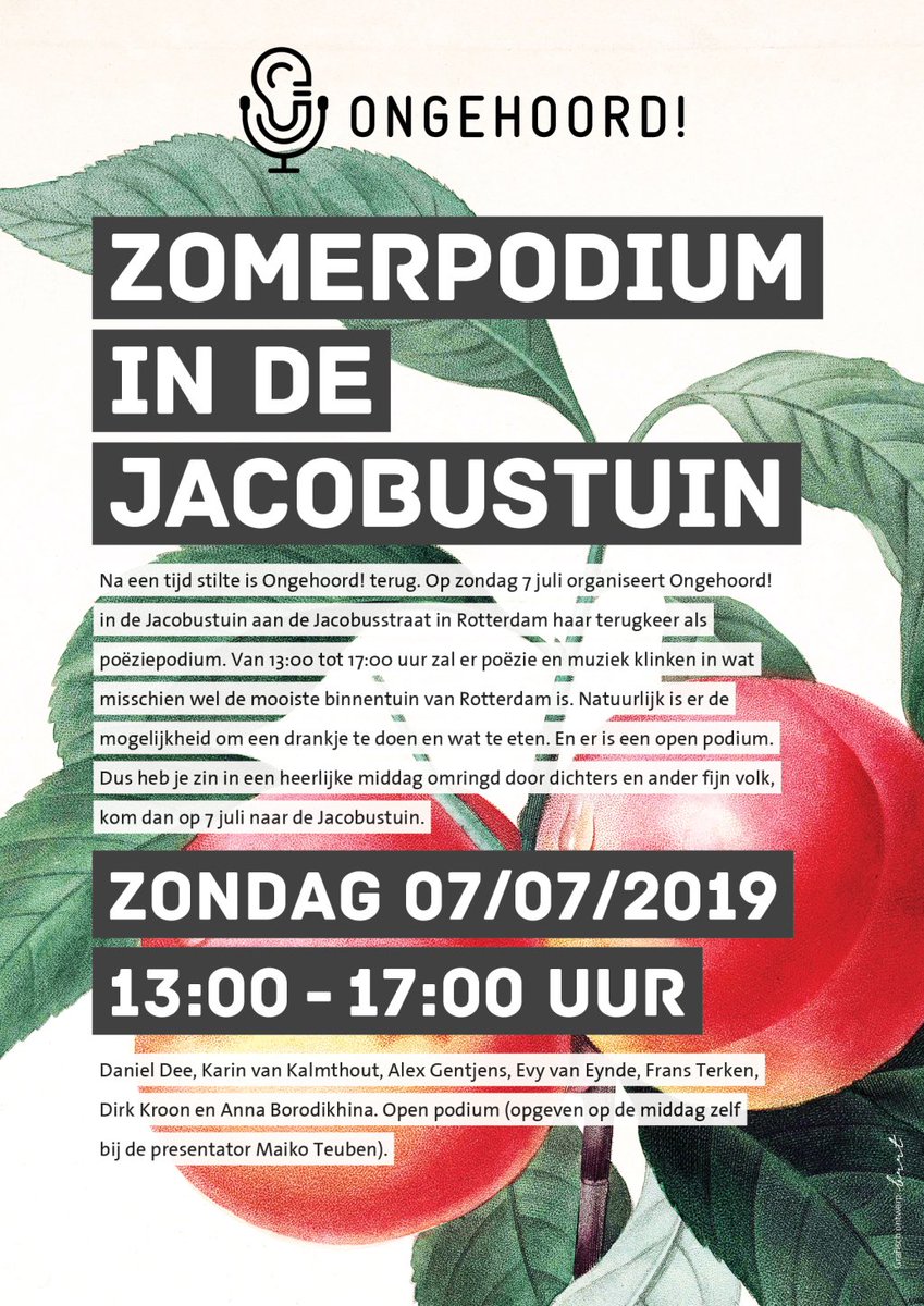Zomerpodium Ongehoord! woutervanheiningen.wordpress.com/2019/06/12/zom…