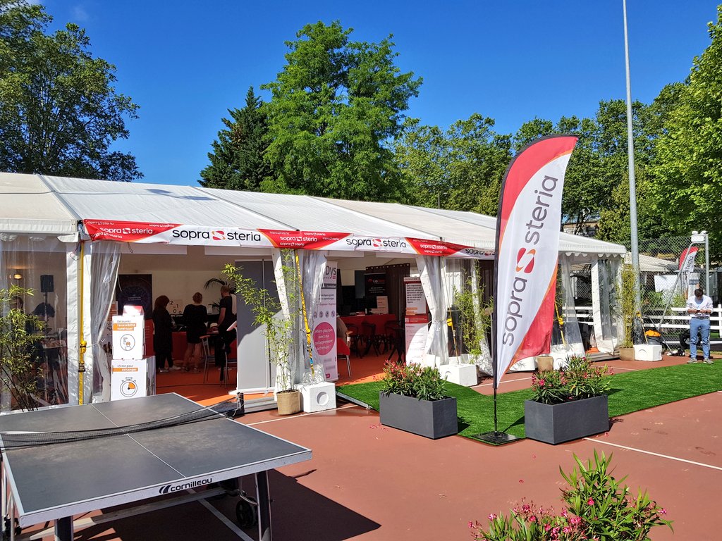 Capgame_France's tweet photo. Aujourd'hui, 5ème journée du #handitour @SopraSteria. Ça se passe à Lyon, au cœur de @opensoprasteria 🎾😎
Poke @SopraSteria_fr https://t.co/sSwPXiuaxk