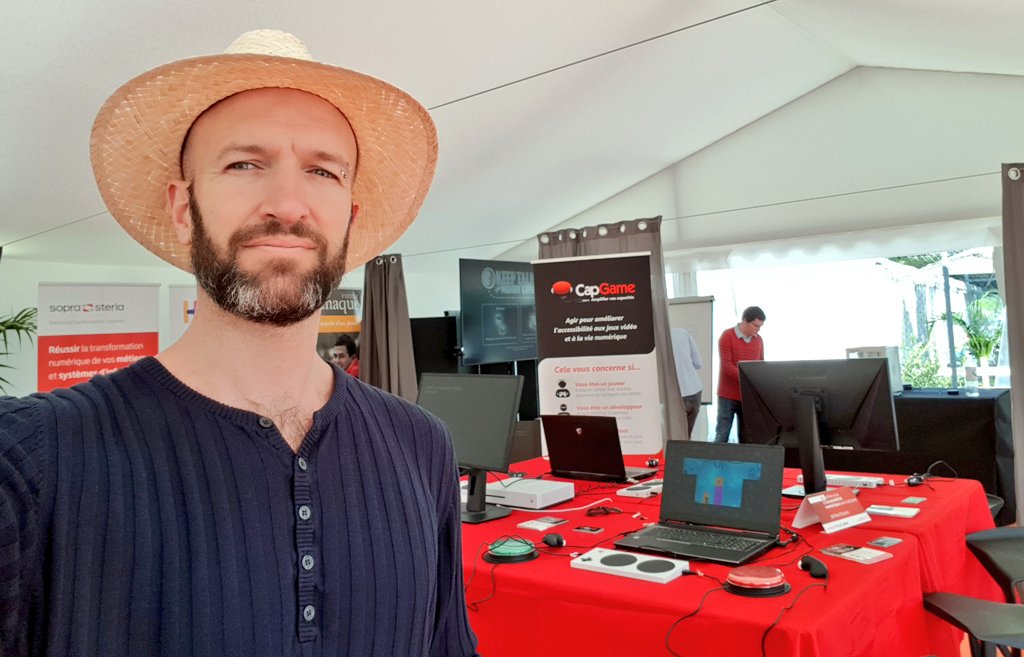 Capgame_France's tweet photo. Aujourd'hui, 5ème journée du #handitour @SopraSteria. Ça se passe à Lyon, au cœur de @opensoprasteria 🎾😎
Poke @SopraSteria_fr https://t.co/sSwPXiuaxk